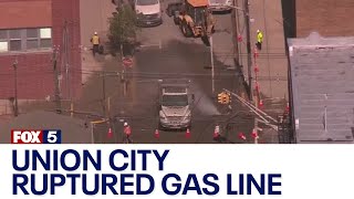 Repairs continue on ruptured gas line in Union City