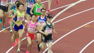 決勝  女子3000mSC  日本選手権陸上2023