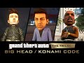 GTA Trilogy Definitive Edition - Big Head Mode Cheat (Konami Code Easter Egg)