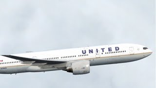 FSX HD CS 777-200 UNITED 600 San Francisco to Honolulu Full Flight Passenger Wing View REMAKE