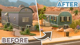 Johnny Zest Trailer Renovation // The Sims 4 Speed Build: Base Game Renovation