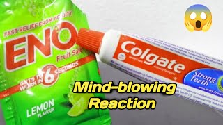 Mind blowing Colgate experiment 🤯 | science experiment with Colgate | toothpaste Colgate | reaction