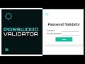 JavaScript Password Validation | programmersmode