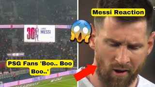 Messi Getting Booed Once Again by PSG Fans Against Lyon Watch Messi Reaction 😱😔