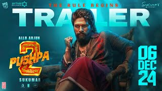 Pushpa 2 :🔥 The Release Hindi Trailer | 2024 | Allu Arjun | Fahad Faasil | Rashmika | Sukumar |