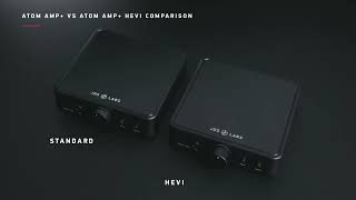 JDS Labs Atom Amp+ Standard vs HEVI - Knob and Weight Comparison