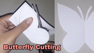 How to make paper Butterfly | Step by Step  Butterfly Cutting | Easy Craft