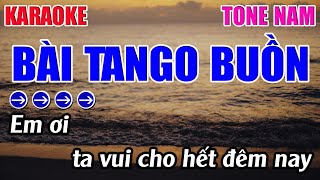 Bài Tango Buồn Karaoke Tone Nam ( Am ) Karaoke 9999 - Beat Mới