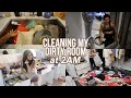 CLEANING MY DISGUSTING ROOM AT 2AM *this will motivate you* | vlogmas day 2 | mai pham