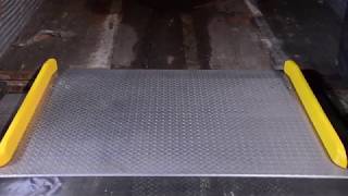 Vestil Aluminum Truck Dockboards with Steel Safety Curbs