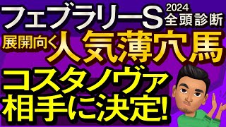 【フェブラリーステークス2025予想大会・全頭診断】展開向く人気薄穴馬！コスタノヴァ相手に決定！レースのシュミレーションしてみた！エンペラーワケア、ペプチドナイル、ガイアフォースなど出走予定。