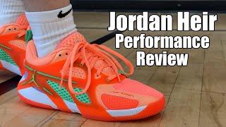 THE BEST JORDAN BRAND HOOP SHOE YET? JORDAN BRAND JORDAN HEIR PERFORMANCE REVIEW!