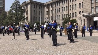 開晴中学 2015京都さくらパレード