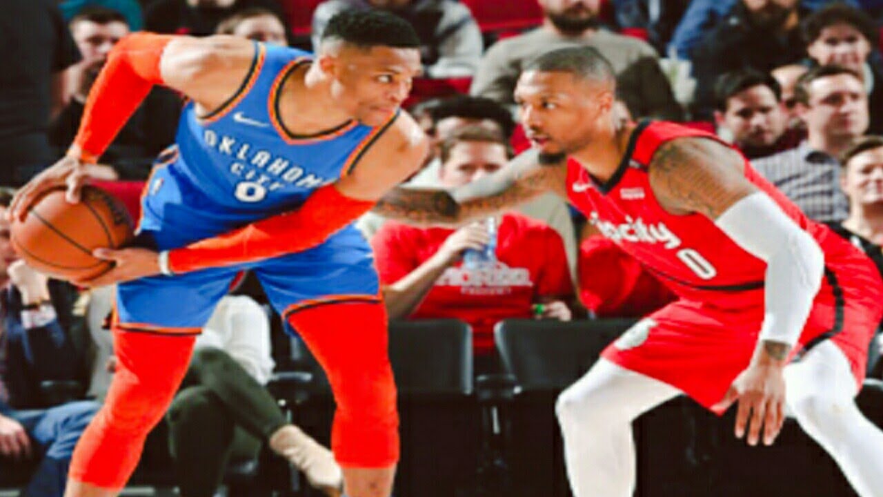 OKC Thunder Vs Portland Trail Blazers 1st Half Highlights | 1/4/2019 ...