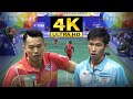 [4K50FPS] - MS - Lin Dan vs Tian Hou Wei | 2016 China Badminton Super League Highlights