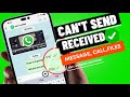 Fix WhatsApp Messages Not Sending/Receiving issues on iPhone Running iOS 16