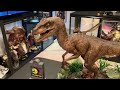 prime 1 jurassic park open mouth velociraptor 1 6 statue unboxing review