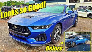 I Rebuilt My wrecked 2024 Mustang!