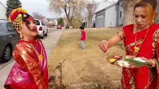 Bahra ceremony ( an unique tradition of Nepal, specially in Newari culture) in USA