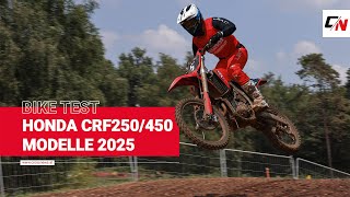 Honda CRF450R und CRF250R Modelle 2025 im CrossNews-Test