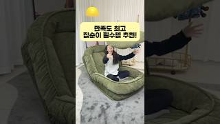 만족도 최고 집순이 필수템 1인용 소파베드 #소파베드 #꿀템추천 #꿀템 #공간활용