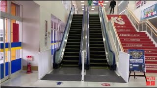 【日立】1Xエスカレーター ケーズデンキ仙台港店 1X escalator K's Denki Sendai Minato electronic shop Sendai Miyagi Japan