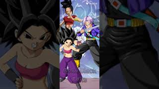 Kale \u0026 Caulifla vs Trunks Future