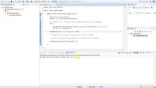 02 - Java Programming (Pig Dice Game) - Getting Number Of Dice And Players