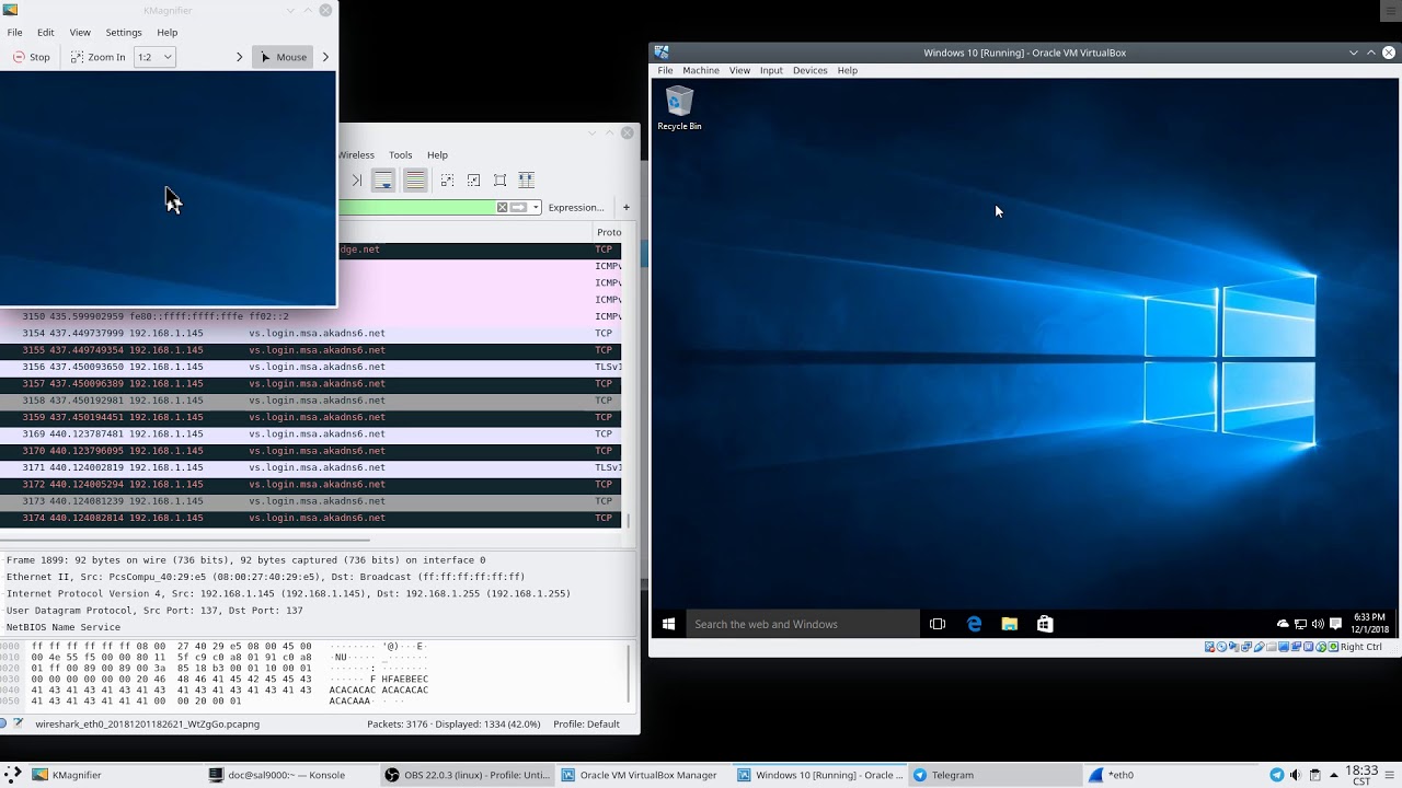 Windows 10 Telemetry Part 1 Wireshark Youtube