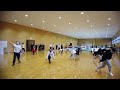 saraika workshop for shoin jr high school dance club osaka japan 大阪樟蔭中学校ダンス部様へのワークショップ