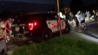 UNCUT: Protesters swarm Richmond Police SUV