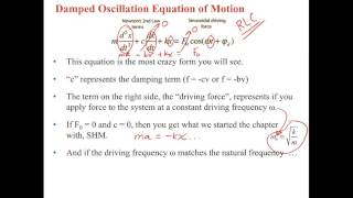 Periodic Motion Part V: Damped Oscillation and Resonance