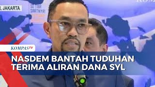 Bantah Tuduhan Terima Uang Korupsi SYL, Ahmad Sahroni: Rekening NasDem Bersih!