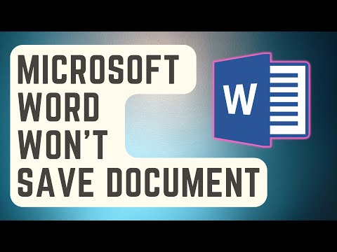 ИСПРАВЛЕНО: Microsoft Word не сохраняет документ в Windows [Проверенные решения]