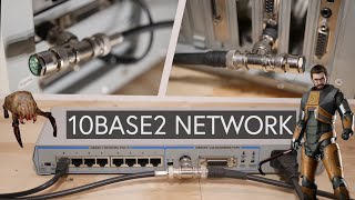 How To Build a 10BASE2 Network (COAX) and Game!