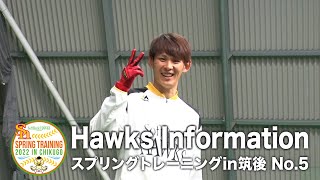 ホークス公式 HawksInformation ホークス春季キャンプin筑後 No.5