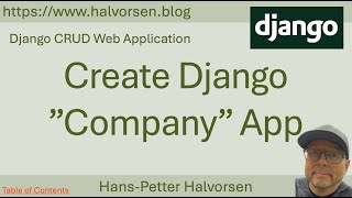 Django CRUD App: Part 2 - Create Django Project