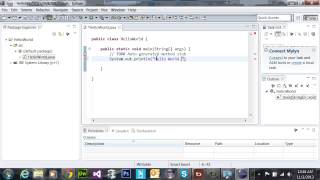 Hello World Java Application using Eclipse IDE
