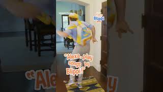 Let's Do The Blippi Wiggle! | Alexa, Play Blippi! | #blippi #shorts #blippitoys