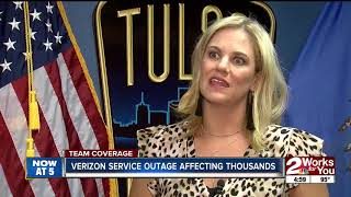 Verizon service outage affecting thousands