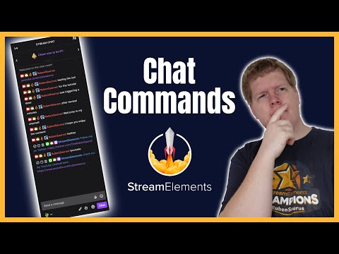 How to: StreamElements chat commands and timers!