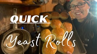 The EASIEST Yeast Rolls You Will Ever Make-Quick Yeast Rolls