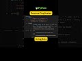 Remove Duplicates from a List in Python | Beginner Tutorial #Shorts