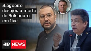 Deputado Felício Laterça envia ofício a Moraes cobrando investigação de ameaças a Bolsonaro