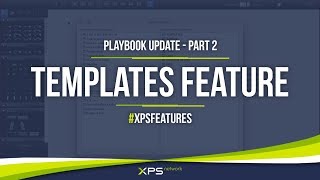 XPS Playbook / How to use - Templates feature