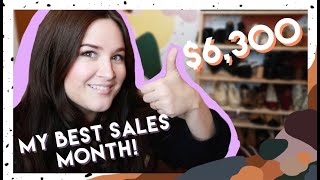 WHAT SOLD FEBRUARY | My Best Sales Month Ever! $6,300 In Sales As A Full-Time #Reseller
