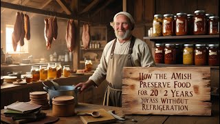 How the Amish Preserve Food for 20 Years Without Refrigeration