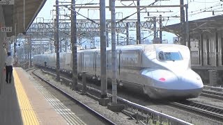 【高速通過】東海道新幹線 新富士駅をN700系が通過