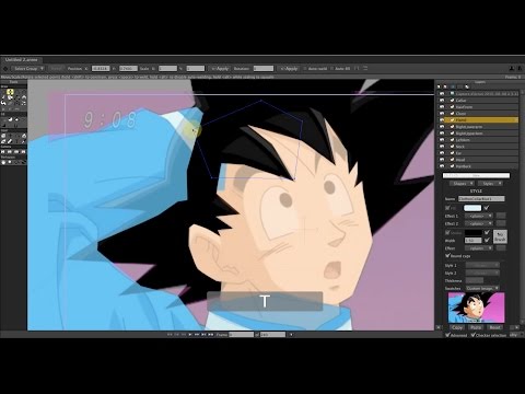 How to Create Anime - Goku Anime Studio/Moho Tutorial - Part 1 How to Create Anime - Goku Anime Studio/Moho Tutorial - Part 1