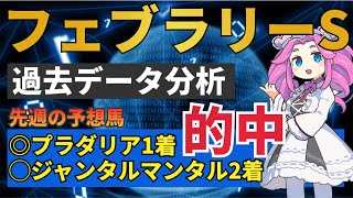 【フェブラリーステークス2024】好走データ発見⁉︎年内最初のG1完全攻略!!